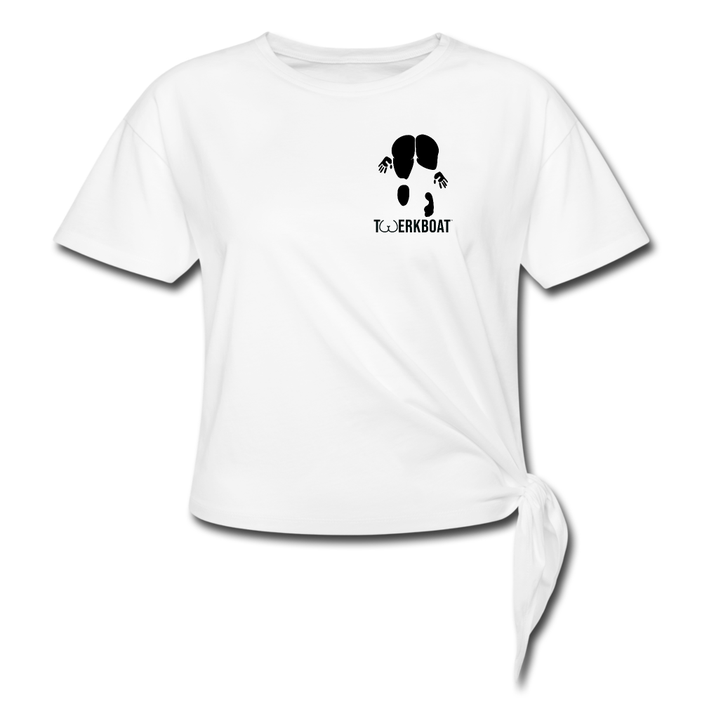 Women's Knotted T-Shirt - white