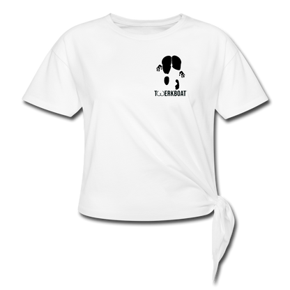 Women's Knotted T-Shirt - white