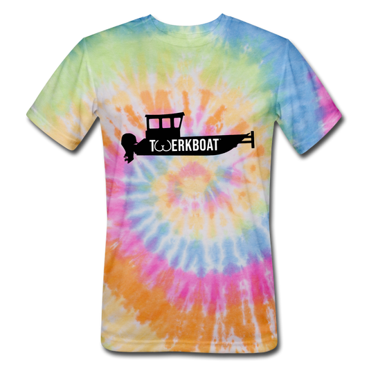 Unisex Tie Dye T-Shirt - rainbow